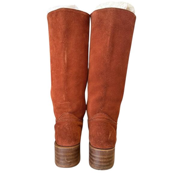 Frye Vintage Brown Suede Campus Boots Size 6.5 - Picture 4 of 12